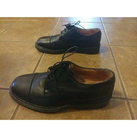 NEW Mens Bostonian Classics 29063 First Flex Cap Toe Dress Shoes Black Size 9 M main image 10